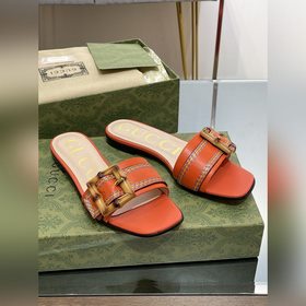 Gucci, последние тапочки с бамбуковой пряжкой, приобретенные в оф