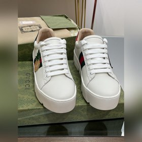 GuCci Классические белые туфли на толстой подошве высшего качеств