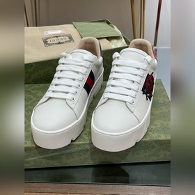 GuCci Классические белые туфли на толстой подошве высшего качеств
