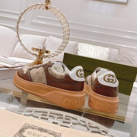 GUCC·Gucci 2023 ss новая коллекция кроссовок на толстой подошве, 