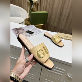Новые тапочки Gucci с фирменной металлической застежкой Gucci, ин