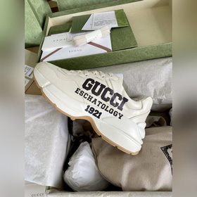 Пара обуви Gucci в стиле «папа», изготовленная из состаренной кож