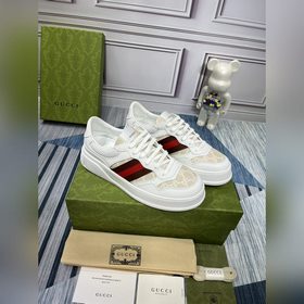 Новые белые кроссовки Gucci, качество, кроссовки для повседневной