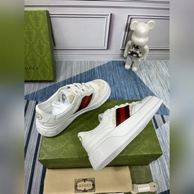 Новые белые кроссовки Gucci, качество, кроссовки для повседневной