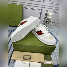 Новые белые кроссовки Gucci, качество, кроссовки для повседневной