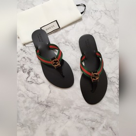 Gucci 2023s новейшая модель сандалий с тисненым ретро-плетением к