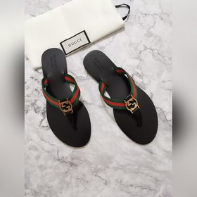 Gucci 2023s новейшая модель сандалий с тисненым ретро-плетением к