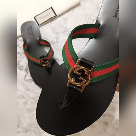 Gucci 2023s новейшая модель сандалий с тисненым ретро-плетением к