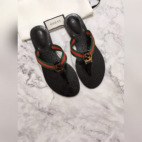 Gucci 2023s новейшая модель сандалий с тисненым ретро-узором из к