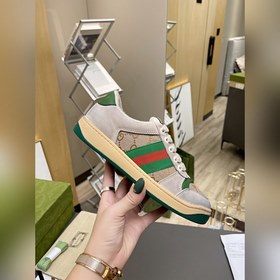 GUCCI Screener для пар, винтажные кроссовки Ретро-стиль в академи