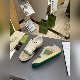GUCCI Screener для пар, винтажные кроссовки Ретро-стиль в академи