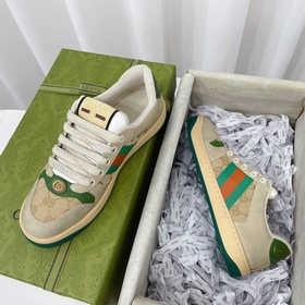 Gucci ~~ Пара обуви для пар Самые популярные в сети «грязные» ту