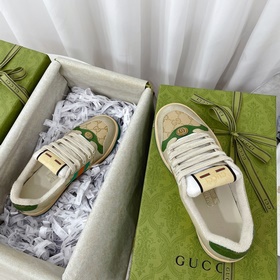 Gucci ~~ Пара обуви для пар Самые популярные в сети «грязные» ту