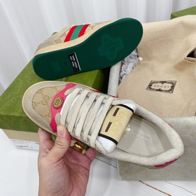 Gucci ~~ Пара обуви для пар Самые популярные в сети «грязные» ту