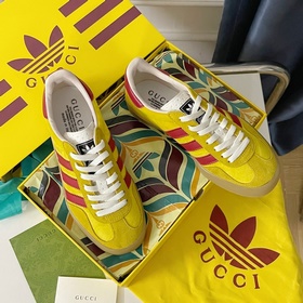 Совместная модель кроссовок adidas x Gucci Gazelle для пар Оригин