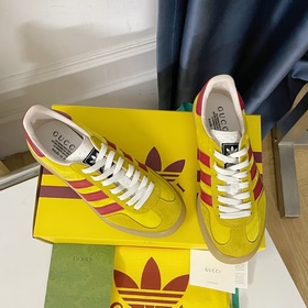 Совместная модель кроссовок adidas x Gucci Gazelle для пар Оригин