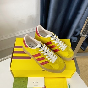 Совместная модель кроссовок adidas x Gucci Gazelle для пар Оригин