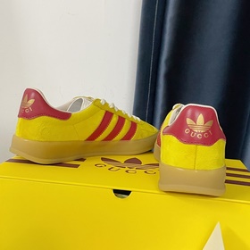 Совместная модель кроссовок adidas x Gucci Gazelle для пар Оригин