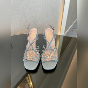 GUCCI 23 весенняя новинка： сандалии с кристаллами Сандалии «Isa»