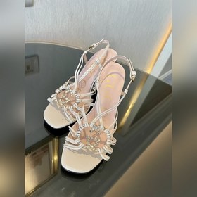 GUCCI 23 весенняя новинка： сандалии с кристаллами Сандалии «Isa» 