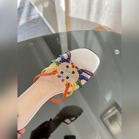 GUCCI 23 весенняя новинка — сандалии с кристаллами Сандалии «Isa»