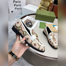 Новые лоферы классического дизайна G в стиле Gucci, изготовлены и