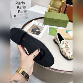 Новые лоферы классического дизайна G в стиле Gucci, изготовлены и