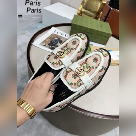 Новые лоферы классического дизайна G в стиле Gucci, изготовлены и