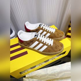 Мужские кроссовки Gucci &amp; Adidas Gucci Adidas Three Leaves со