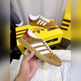 Мужские кроссовки Gucci & Adidas Gucci Adidas Three Leaves со