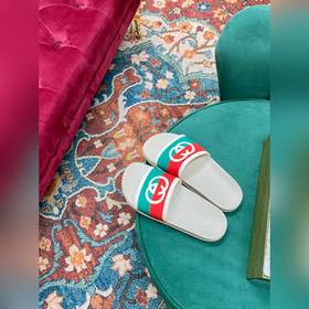 Gucci весенне-летние тапочки для пар, лучшая версия на рынке, пре