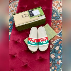 Gucci весенне-летние тапочки для пар, лучшая версия на рынке, пре