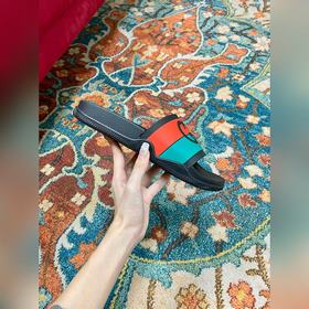 Gucci весенне-летние тапочки для пар, лучшая версия на рынке, син