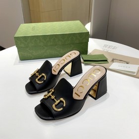 GUCCI Гуччи 2023 модные сандалии с открытым носком, точная копия 