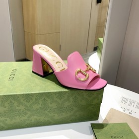 GUCCI Гуччи 2023 модные сандалии с открытым носком, точная копия 