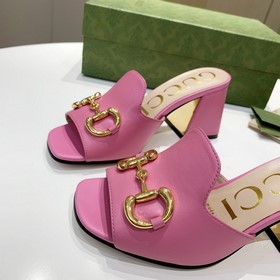 GUCCI Гуччи 2023 модные сандалии с открытым носком, точная копия 
