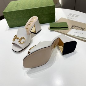 GUCCI Гуччи 2023 модные сандалии с открытым носком, точная копия 