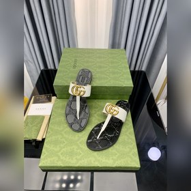 Сандалии Gucci°Gucci ранней весны, классическая модель с плоской 