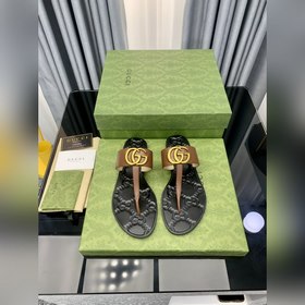 Сандалии Gucci°Gucci ранней весны, классическая модель с плоской