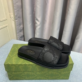 Серия тапочек Gucci для пар, новинки, пляжная обувь Официальный с