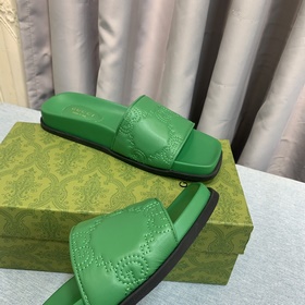 Серия тапочек Gucci для пар, новинки, пляжная обувь Официальный с