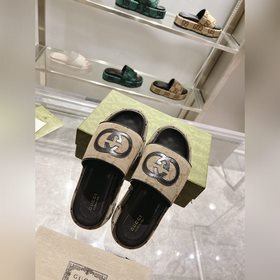 Gucci 23 новейшие (высокая версия) ограниченные тапочки на толсто