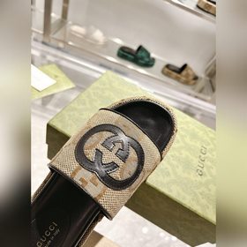 Gucci 23 новейшие (высокая версия) ограниченные тапочки на толсто