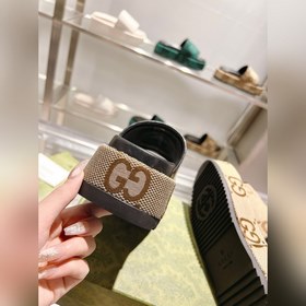 Gucci 23 новейшие (высокая версия) ограниченные тапочки на толсто