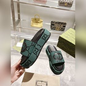 Gucci 23 новейшая (высокая версия) ограниченная серия тапочек на 