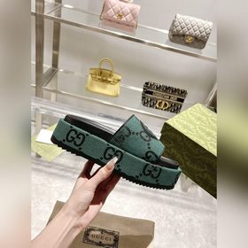 Gucci 23 новейшая (высокая версия) ограниченная серия тапочек на 