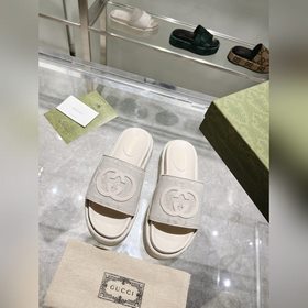 Gucci 23 новейшие (высокая версия) ограниченные тапочки на толсто