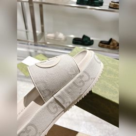 Gucci 23 новейшие (высокая версия) ограниченные тапочки на толсто