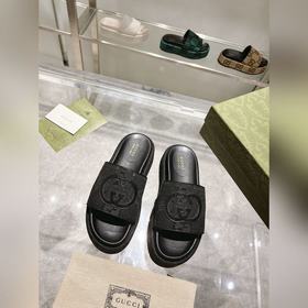 Gucci 23 новейшая (высокая версия) ограниченная серия тапочек на