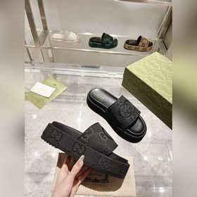 Gucci 23 новейшая (высокая версия) ограниченная серия тапочек на 